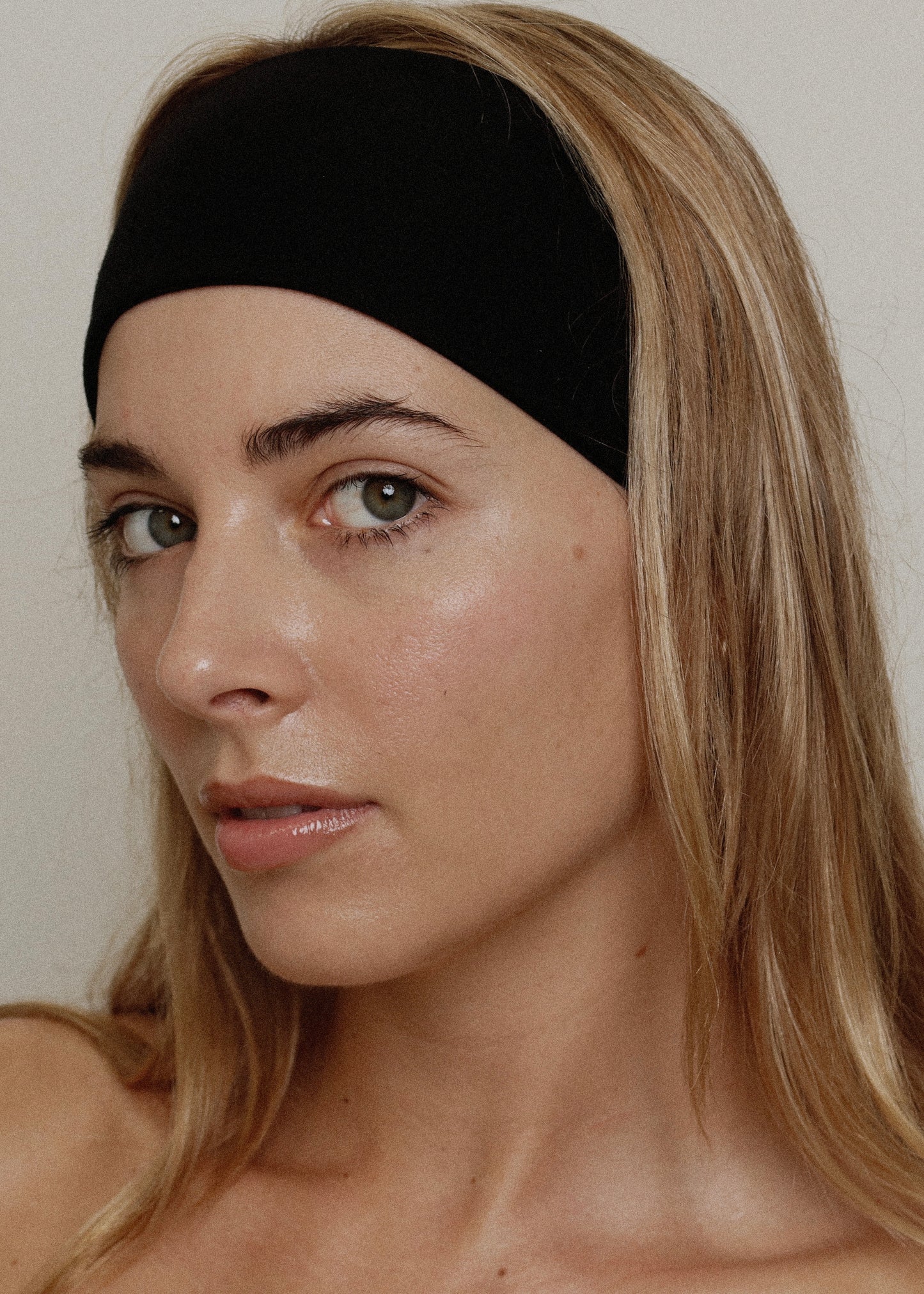 Classic Thick Headband Jet Black