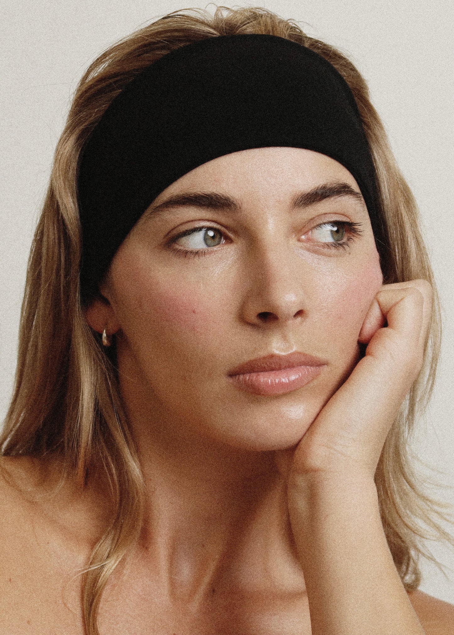 Classic Thick Headband Jet Black